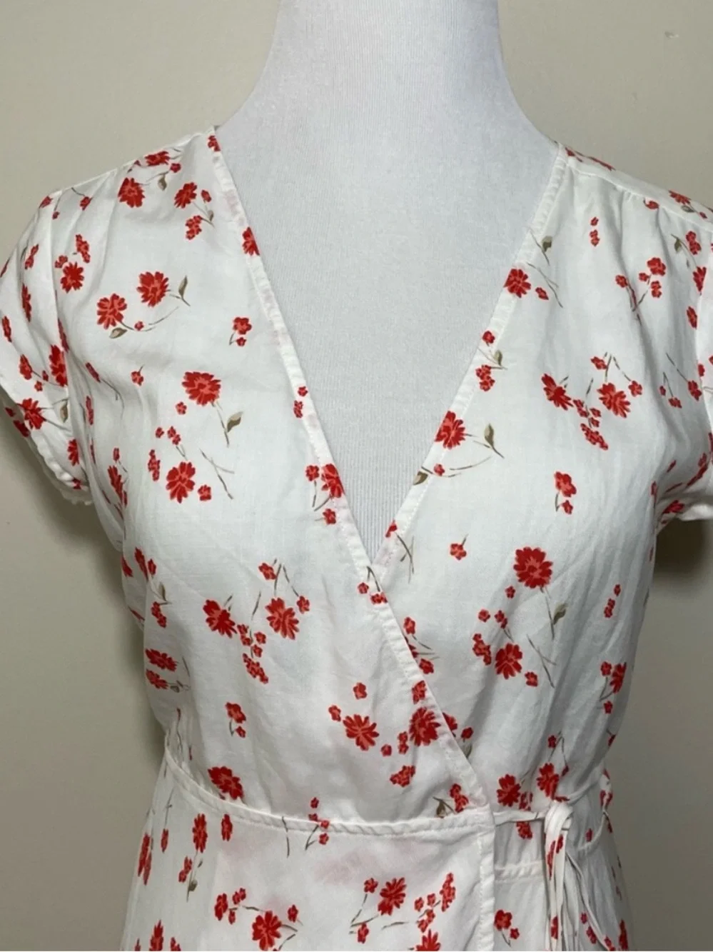 Reformation Ports Wrap Mini Dress Eleanor Print - Picture 2 of 12